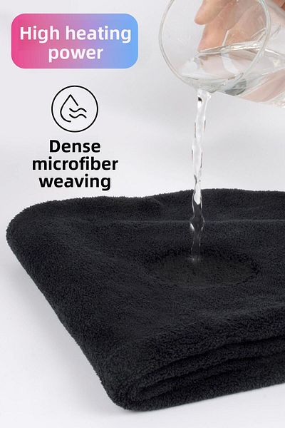 Telvesse Microfiber Hair Towel 3Pcs Set Beach Sea Cap Bath Hair Drying Head Towel