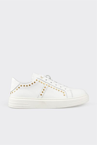 Elle Shoes Beyaz Deri Erkek Spor Ayakkabı