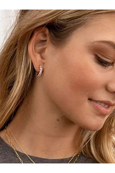 Kelan Cercei argint placat cu aur 14K luxury style collection Diva Gold