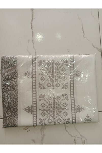 Elisam Worry-Free Stain-Proof Tablecloth for 4 People (Gray Pattern)