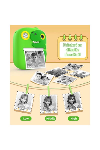 SMARTIC Camera, Instant Print, Full Hd 1080p, 2.4”, 800mah, Games, Mp3, Memory Card Gift