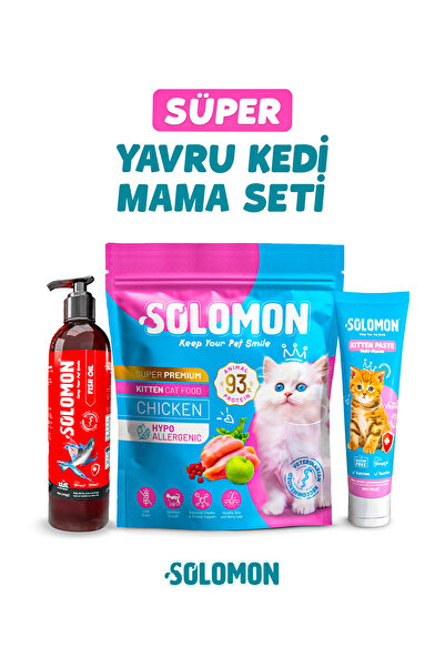 Solomon Süper Yavru Kedi Mama Seti