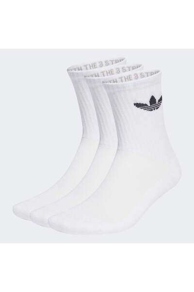 adidas Trefoil Cushion Crew Socks 3 Pairs