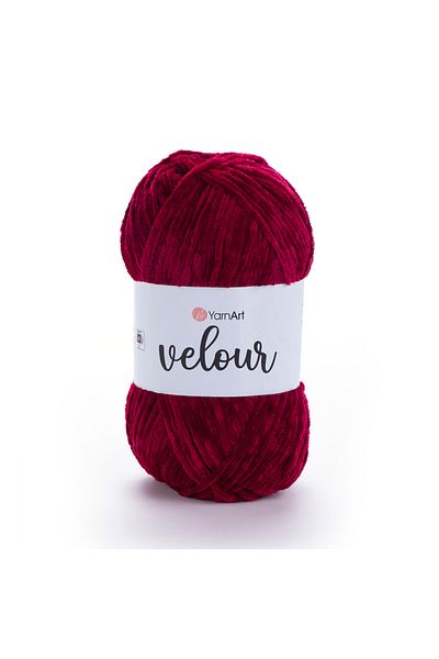 Yarnart Velor - Βελούδινο Χειροποίητο Νήμα Claret Red-847