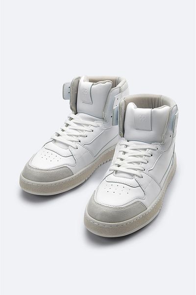 Avva Men's White Ankle Flexible Sole Boots A31Y8027