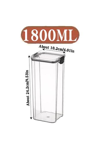 Choice 1800ml Kitchen Multigrain Snack Sealed Storage Box Dried Fruit Dried Goods Jar Drawer Storage Contai