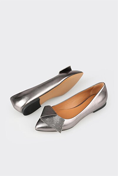 Elle Shoes Γυναικεία Casual Παπούτσια Platinum Leather