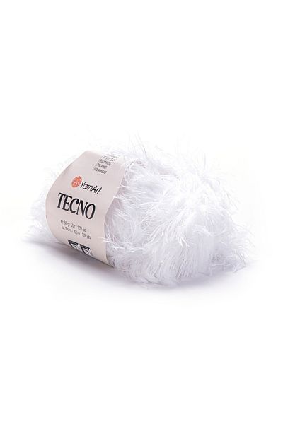 Yarnart Tecno - Πλεκτό Νήμα Χεριών Λευκό-01