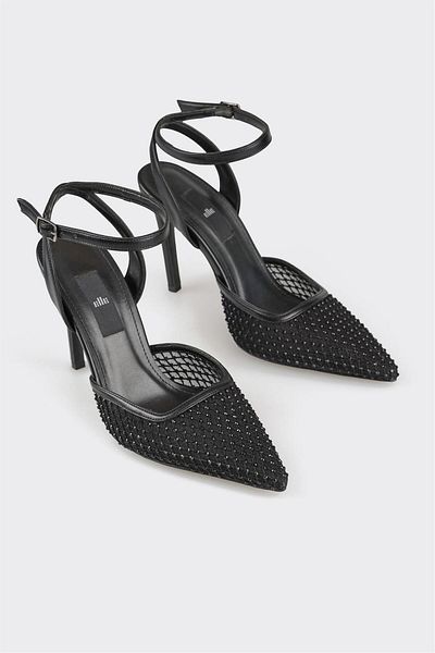 Elle Shoes Black Women's High Heel Shoes