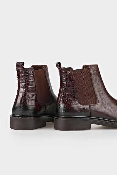 Elle Shoes Kahve Deri Erkek Günlük Bot