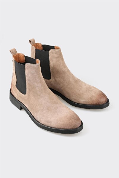 Elle Shoes Vizon Deri Erkek Klasik Bot