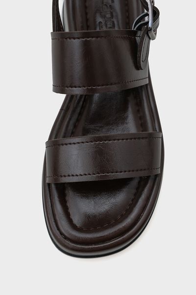 Capone Outfitters Sandale de damă confortabile cu toc cu pană cu o singură curea Marris
