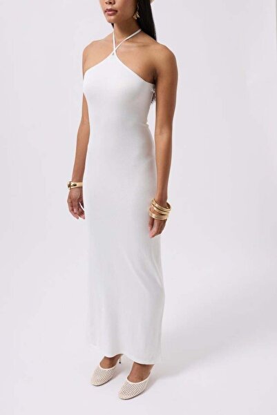 Modessa Line Φόρεμα Maxi με σταυρωτό λουράκι