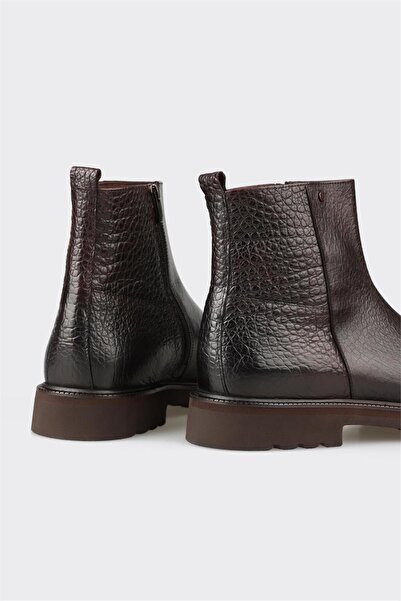 Elle Shoes Kahve Deri Erkek Günlük Bot