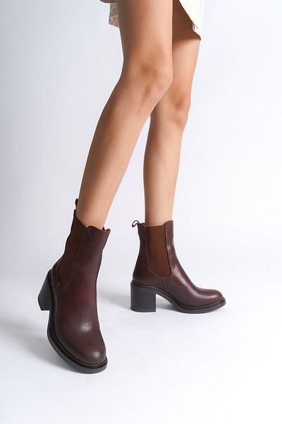 Capone Outfitters Women's Genuine Leather Side Elastic Boots
