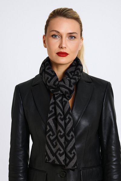 Sebir Moda T Patterned Knitwear Scarf