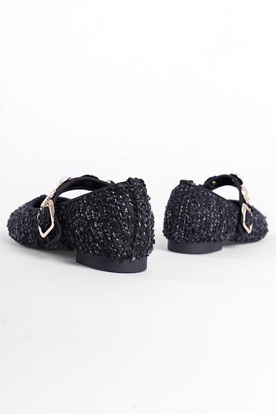 Capone Outfitters Balerini de damă Codi Noda cu cataramă și centură de perle