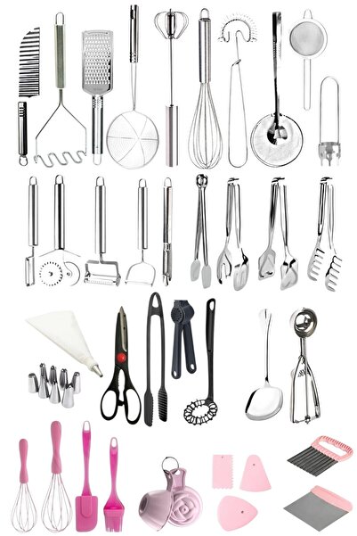 Mirilliahome 38 Adet Rende Seti Mutfak Ürünleri Mutfak Takımı Seti Pratik Mutfak Gereçleri Mutfak Aletleri