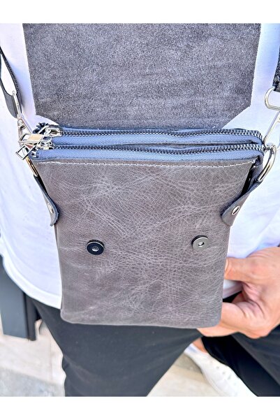 Fil Deri Γνήσιο δέρμα - Μαγνητικό - Κρεμάστρα - Φερμουάρ - Τσάντα ώμου 1012