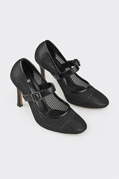 Elle Shoes Black Women's High Heels