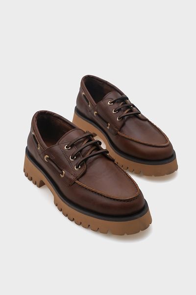 Capone Outfitters Women's Genuine Leather Loafer
