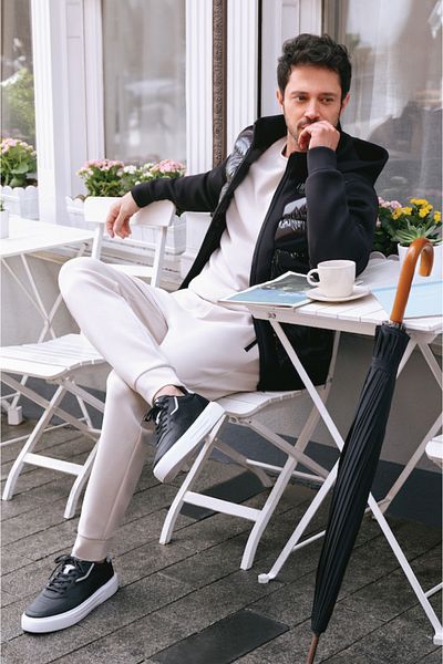 Avva Ανδρικό μπεζ Soft Touch Sweatpants A22y3435