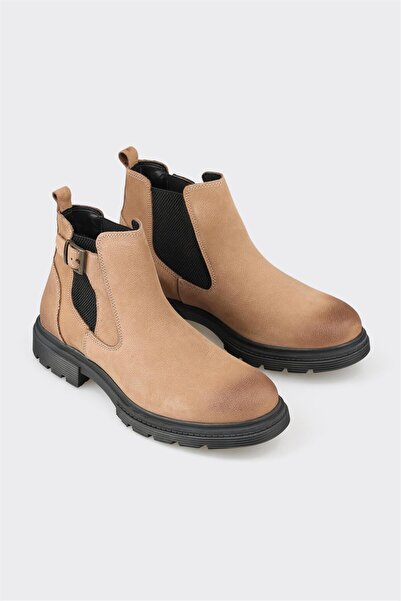 Elle Shoes Vizon Deri Erkek Günlük Bot