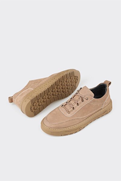 Elle Shoes Vizon Deri Erkek Günlük Ayakkabı