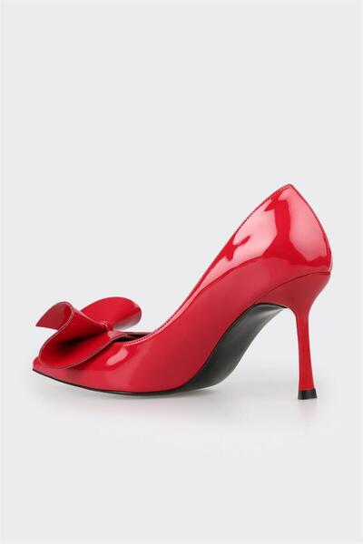 Elle Shoes Red Women's Heeled Shoes