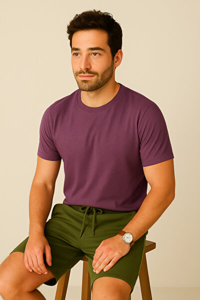 UOMOPARK 8024 Model Premium Summer Print Λεπτομερή σορτς