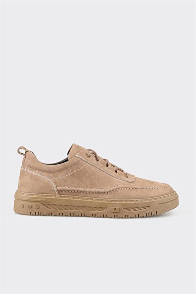 Elle Shoes Vizon Deri Erkek Günlük Ayakkabı