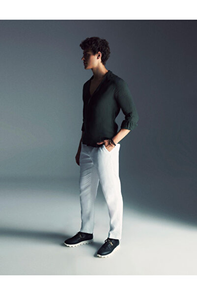 İLVİ Torres Hakiki Deri Siyah Erkek Spor Ayakkabı