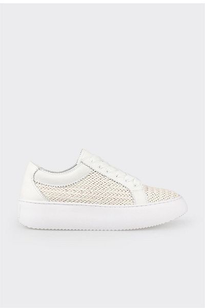 Elle Shoes Ecru Women's Sneakers