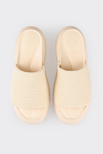 Elle Shoes Bej Kadın Terlik