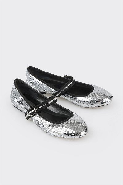 Elle Shoes Lame Women's Ballerinas