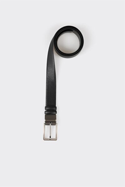 Elle Shoes Siyah Deri Erkek Kemer