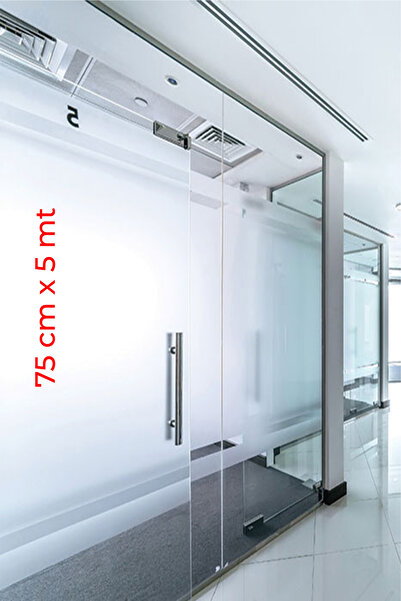 ELİFE TİCARET Glass Sandblasting Self Adhesive Foil 75 Cm X 5 Mt