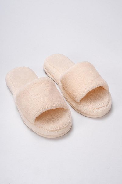 Ender Home Βελούδινες Παντόφλες Μπάνιου Home Hotel Maternity Slippers Αντιολισθητικές Παχιές Ανοιχτές Παντόφλες