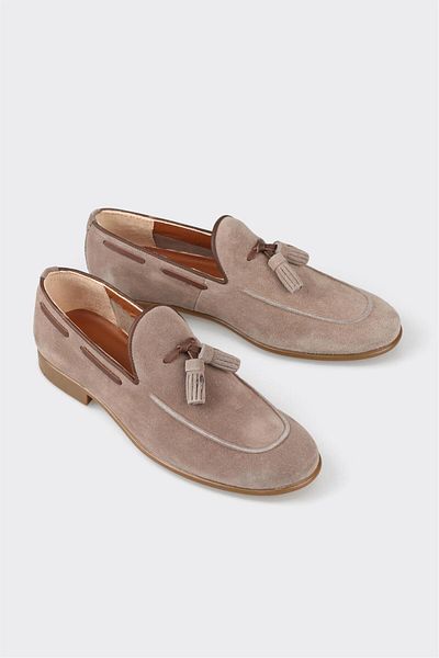 Elle Shoes Mink Leather Men's Loafer