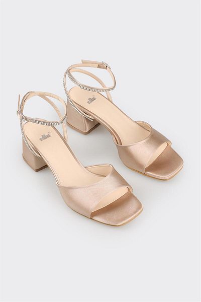 Elle Shoes Mink Women's Heeled Sandals