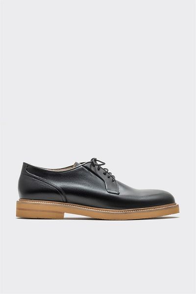 Elle Shoes Black Leather Men's Casual Shoes
