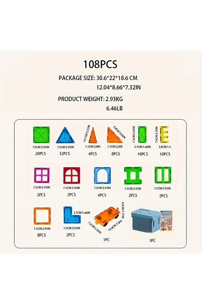 Choice Mt110 Toylinx Building Puzzle Accessories Magnetic Designer Construction Set Educational Constructor