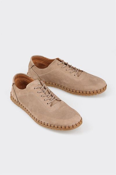 Elle Shoes Mink Leather Men's Casual Shoes