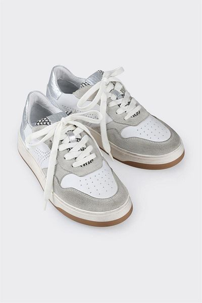 Elle Shoes Lame Leather Women's Sports Shoes