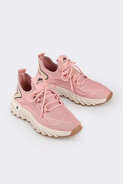 Elle Shoes Pink Women's Sneakers