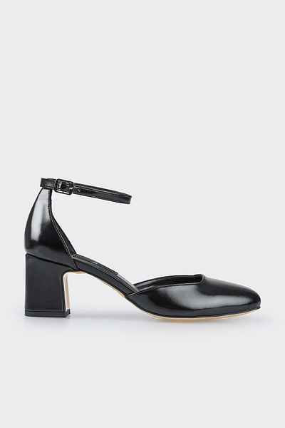 Elle Shoes Black Women's Heeled Shoes