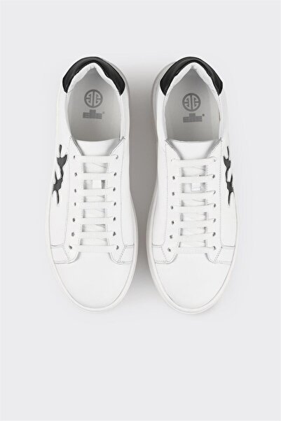 Elle Shoes Siyah Deri Kadın Spor Ayakkabı