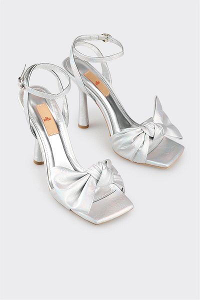 Elle Shoes Lame Women's Heeled Sandals