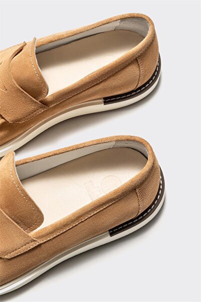 Elle Shoes Ανδρικό Loafer από δέρμα καμήλας