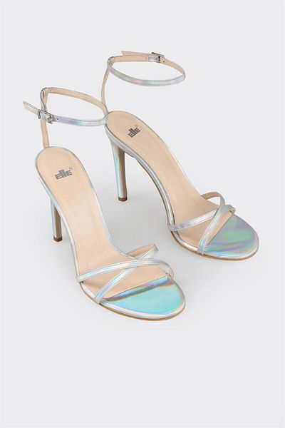 Elle Shoes Lame Women's Heeled Sandals